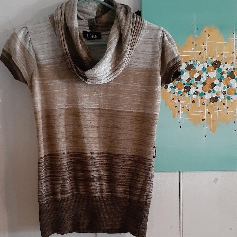 A. Byer cowl neck sweater